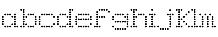 8Pin Matrix Font LOWERCASE