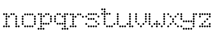 8Pin Matrix Font LOWERCASE