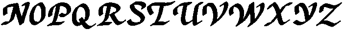 90sITALIC Regular otf (400) Font UPPERCASE