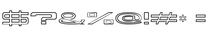 914-OUTLINE Font OTHER CHARS