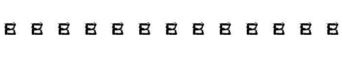 99%BadbOy Font LOWERCASE
