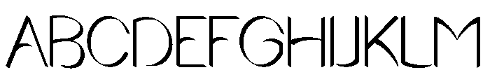 A Dream Walker Font UPPERCASE