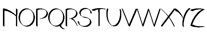 A Dream Walker Font UPPERCASE