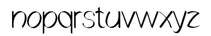 A Dream Walker Font LOWERCASE