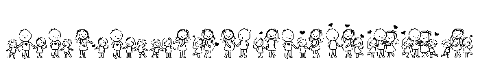 A Round Family Font UPPERCASE