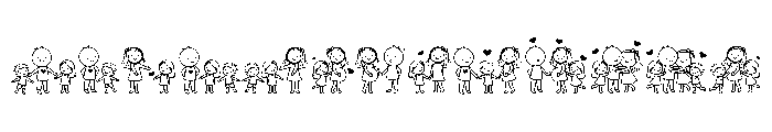 A Round Family Font LOWERCASE