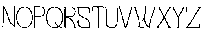 A_Thin_Future Font UPPERCASE