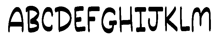 A beautiful nature Font UPPERCASE