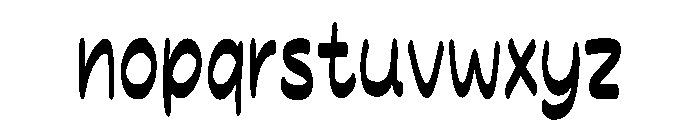 A beautiful nature Font LOWERCASE