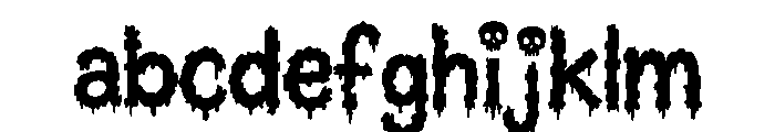 A bloody Halloween FONT