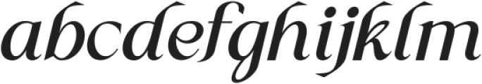 A Day That Feels Better Italic ttf (400) Font LOWERCASE