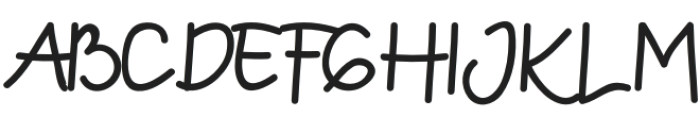 A Distraction Regular otf (400) Font UPPERCASE