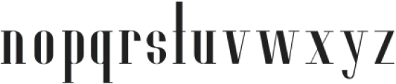 A La Mode Regular otf (400) Font LOWERCASE