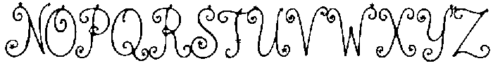 A Little Bit Enchant Regular otf (400) Font UPPERCASE