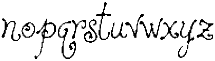 A Little Bit Enchant Regular otf (400) Font LOWERCASE