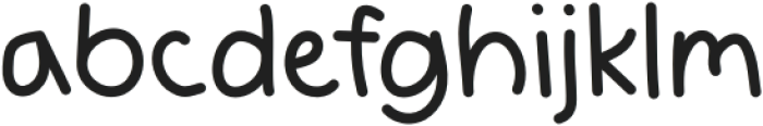 A Little Freehand Regular otf (400) Font LOWERCASE