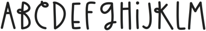 A MORNING TO REMEMBER Regular otf (400) Font LOWERCASE