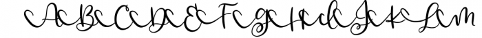 A Couples Monogram & Doodle Extras Font LOWERCASE