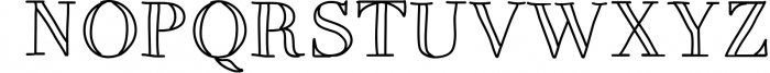 A Trio of Handwritten Serifs 1 Font UPPERCASE