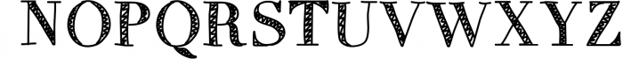 A Trio of Handwritten Serifs 2 Font UPPERCASE