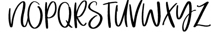A casual brush script, Oh Livey + extra clipart 1 Font UPPERCASE