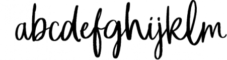 A casual brush script, Oh Livey + extra clipart 1 Font LOWERCASE