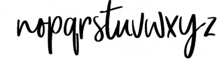 A casual brush script, Oh Livey + extra clipart 1 Font LOWERCASE