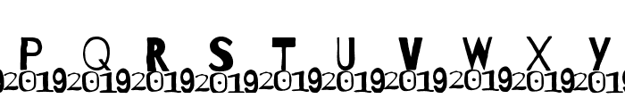 A 2019 Wish Font UPPERCASE