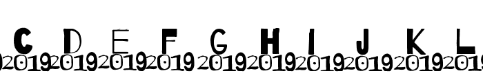A 2019 Wish Font LOWERCASE