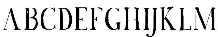 A Font with Serifs Font UPPERCASE