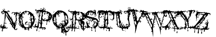 A Lolita Scorned Font UPPERCASE
