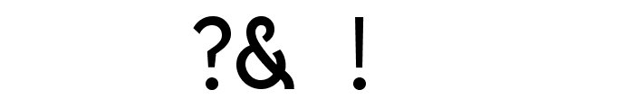 A Pompadour Sample Font OTHER CHARS
