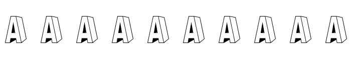 A-Ryal-Black-Block Font OTHER CHARS