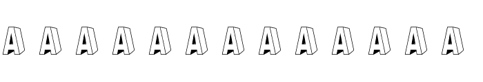 A-Ryal-Black-Block Font LOWERCASE