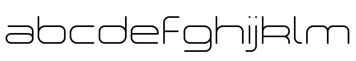 A-Space Thin Demo Font LOWERCASE