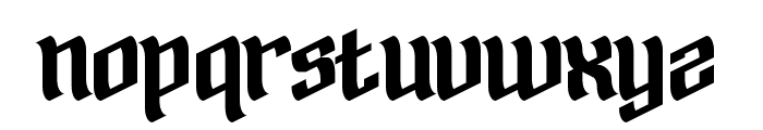 A Stroke of Geneus1 Regular Font LOWERCASE