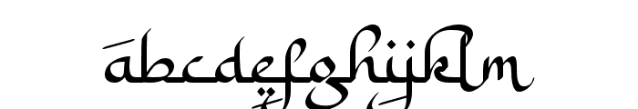 a Ahlan Wasahlan Font LOWERCASE