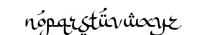 a Ahlan Wasahlan Font LOWERCASE