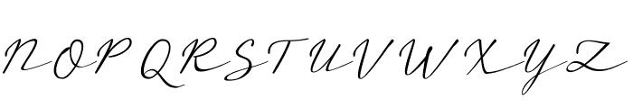a Auto Signature Font UPPERCASE