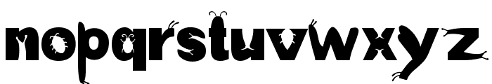 a bug's life Font LOWERCASE