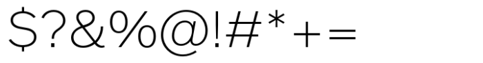 A Grotesk Thin Font OTHER CHARS