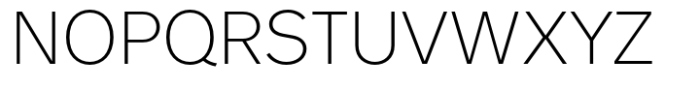A Grotesk Thin Font UPPERCASE