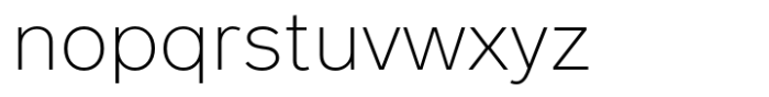 A Grotesk Thin Font LOWERCASE