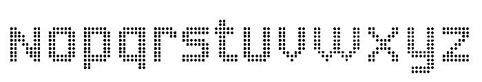 A Poudre Four Webfont Regular Font LOWERCASE