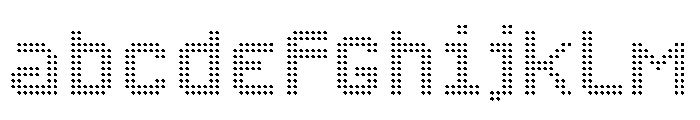 A Poudre Three Webfont Regular Font UPPERCASE