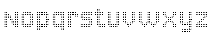 A Poudre Three Webfont Regular Font LOWERCASE