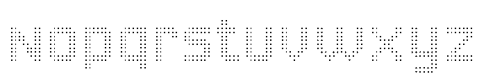 A Poudre Zero Webfont Regular Font LOWERCASE