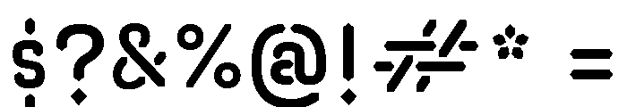 A.ABFLineaire Bold Font OTHER CHARS