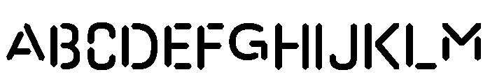 A.ABFLineaire Bold Font UPPERCASE