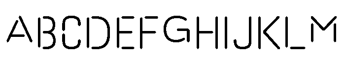 A.ABFLineaire Book Font UPPERCASE